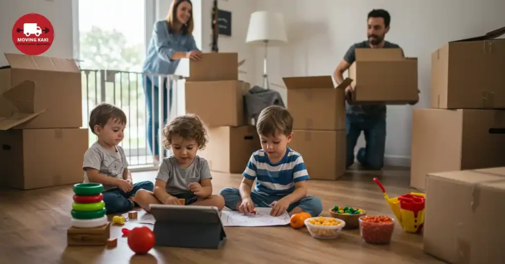 Keep Kids Busy on Moving Day