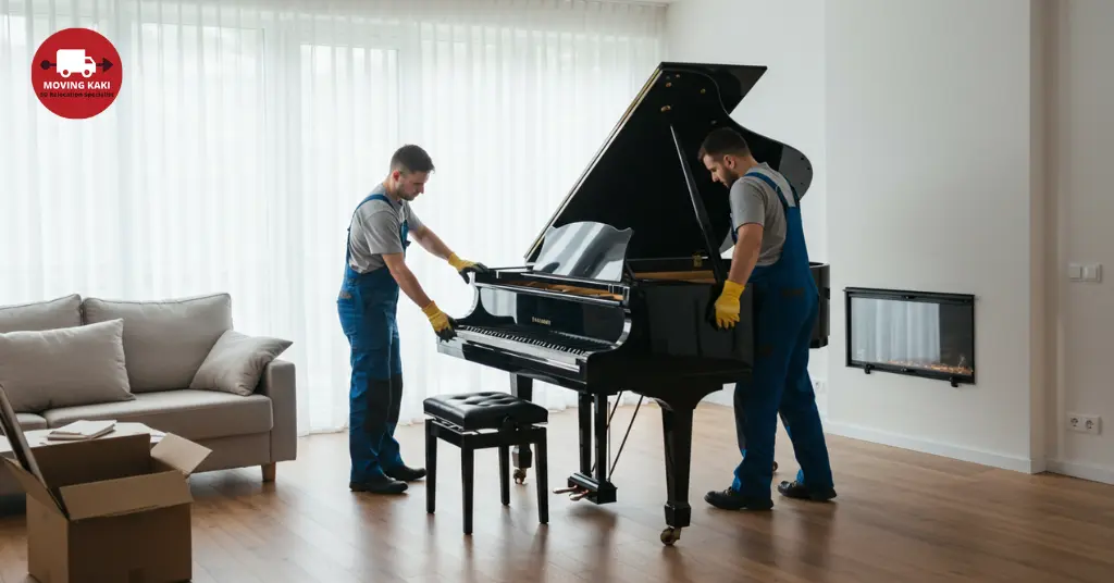 Unload and Position the Piano in Its New Location