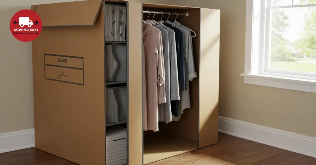 Pack Using a Wardrobe Box