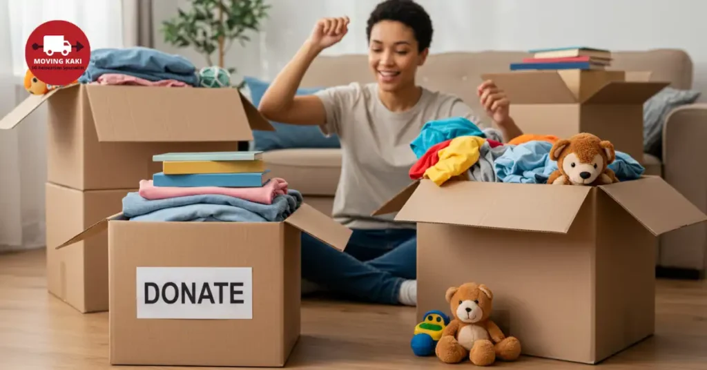 Packing Things That Should Be Donated before moving