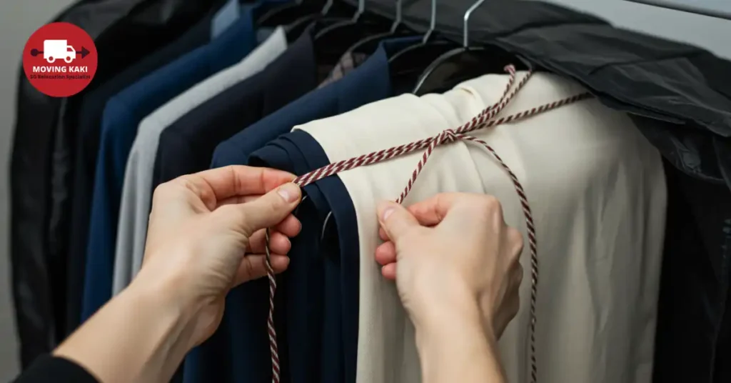 Use Clothes to Pack Hangers