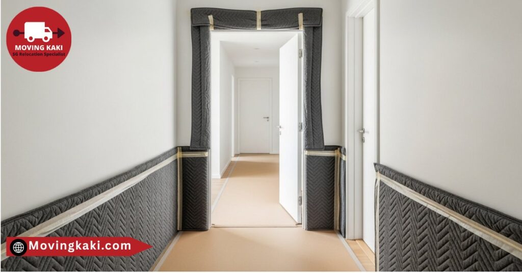 Clearing the pathway to move a piano safely