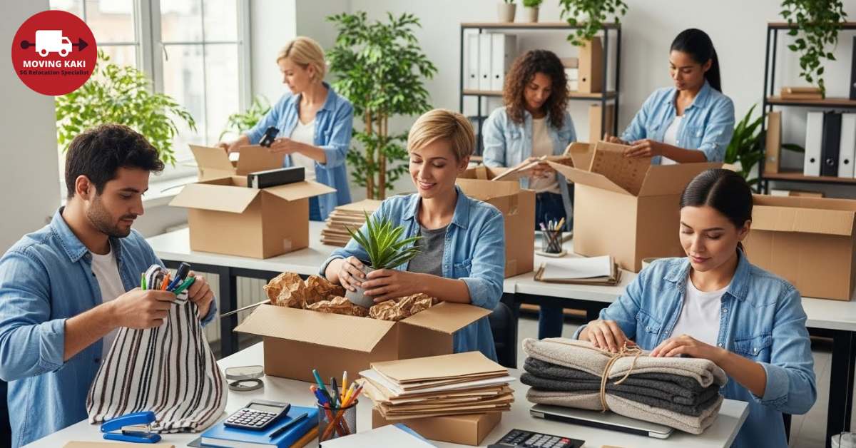 Packing Tips for Office Relocation in Singapore | Moving Kaki